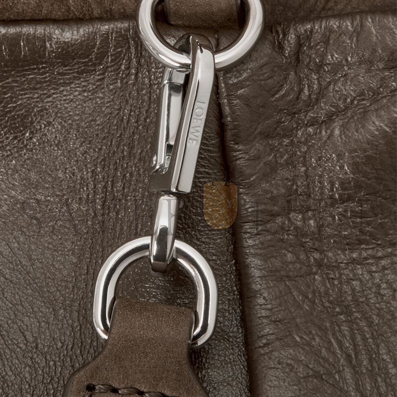 LOEWE MEDIUM FLAMENCO CLUTCH IN GRAINED NUBUCK A411FC1XDT (30*24.5*10.5cm)